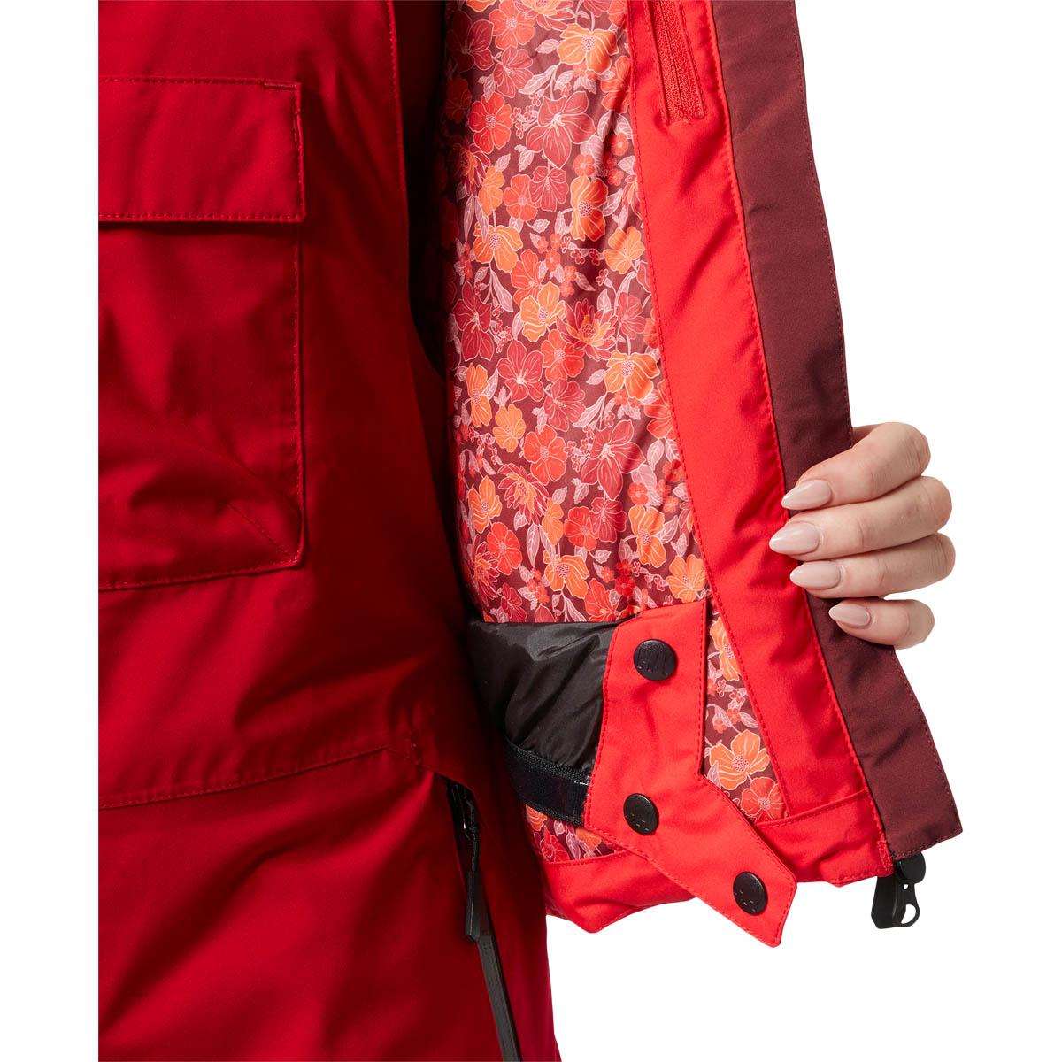 Helly Hansen Nora Short Puffy Skijakke Dame  180 MARS RED