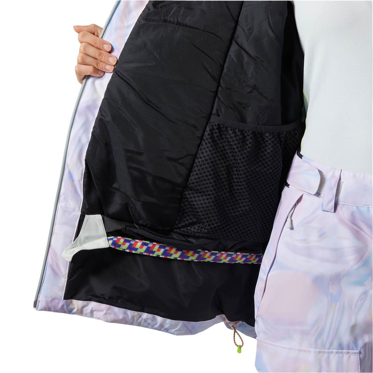 Helly Hansen Powchaser Asym Skijakke Dame White