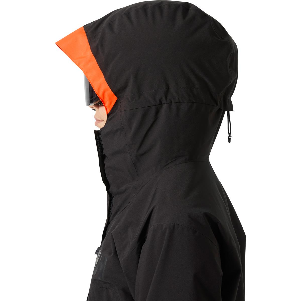 Helly Hansen Powchaser Skianorakk Dame BLACK