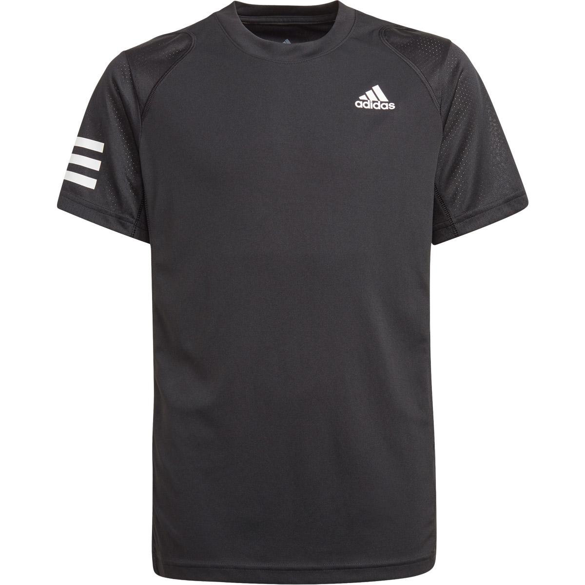 adidas Club 3-Stripes Tennis T-skjorte Barn Black