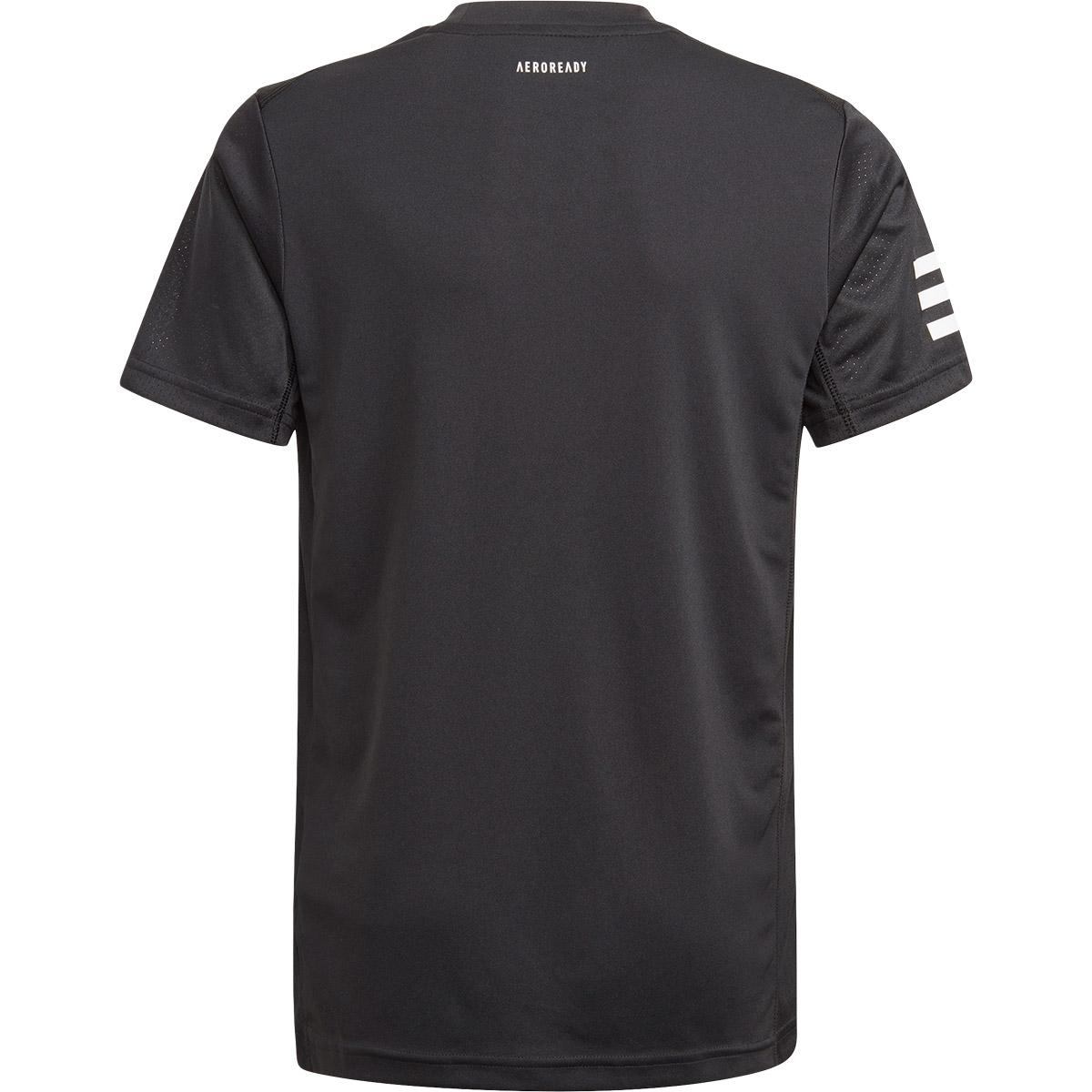 adidas Club 3-Stripes Tennis T-skjorte Barn Black