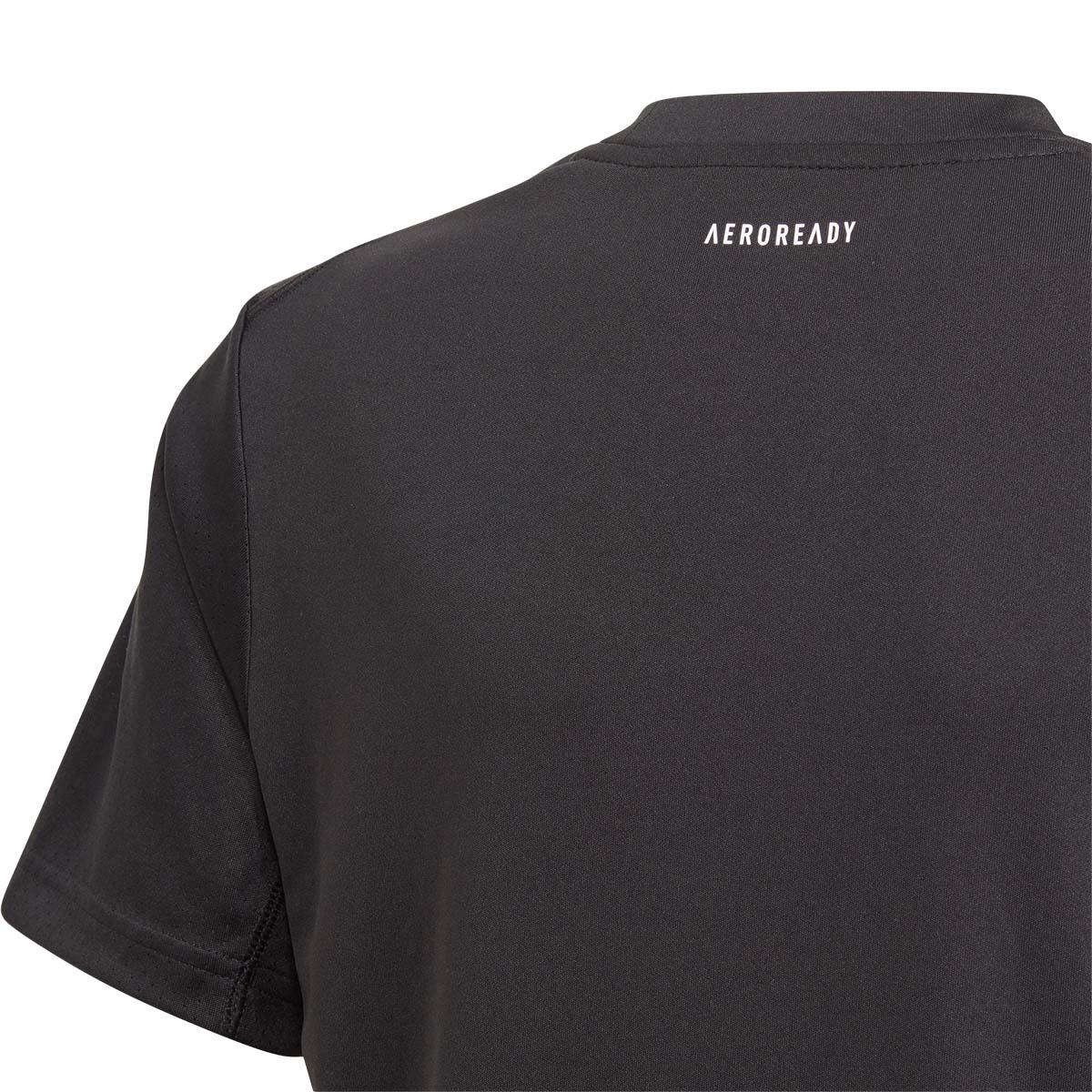 adidas Club 3-Stripes Tennis T-skjorte Barn Black
