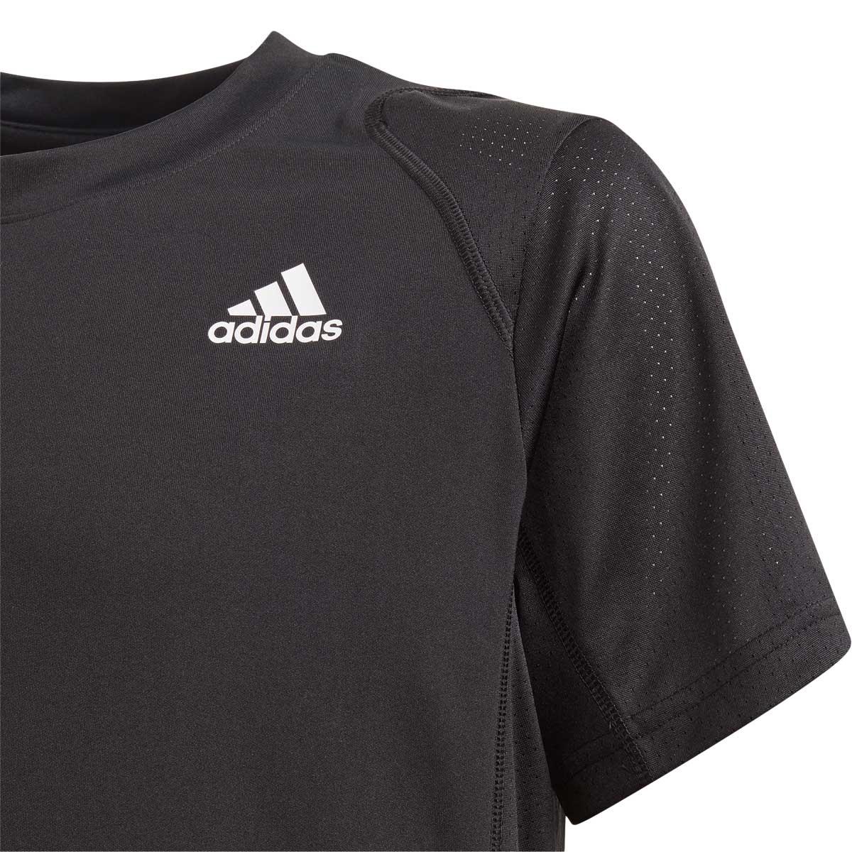 adidas Club 3-Stripes Tennis T-skjorte Barn Black