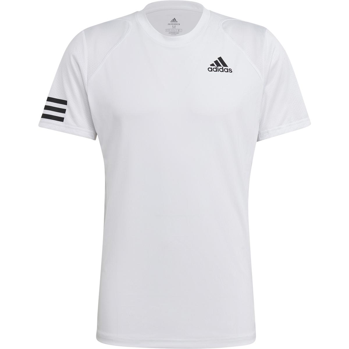 adidas Club 3-Stripes Tennis T-skjorte Herre White