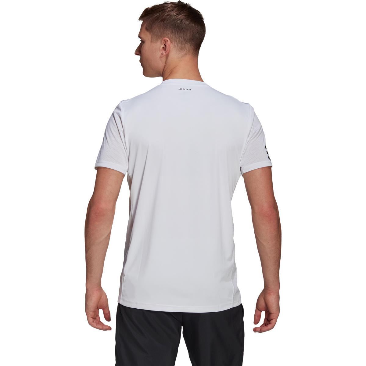 adidas Club 3-Stripes Tennis T-skjorte Herre White