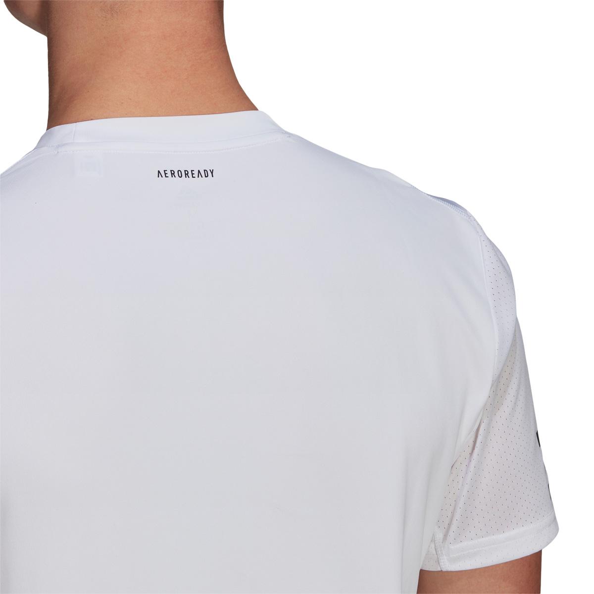adidas Club 3-Stripes Tennis T-skjorte Herre White