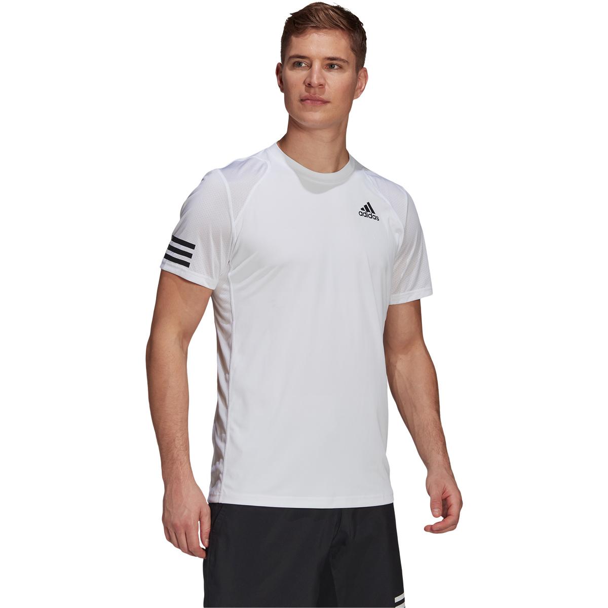 adidas Club 3-Stripes Tennis T-skjorte Herre White