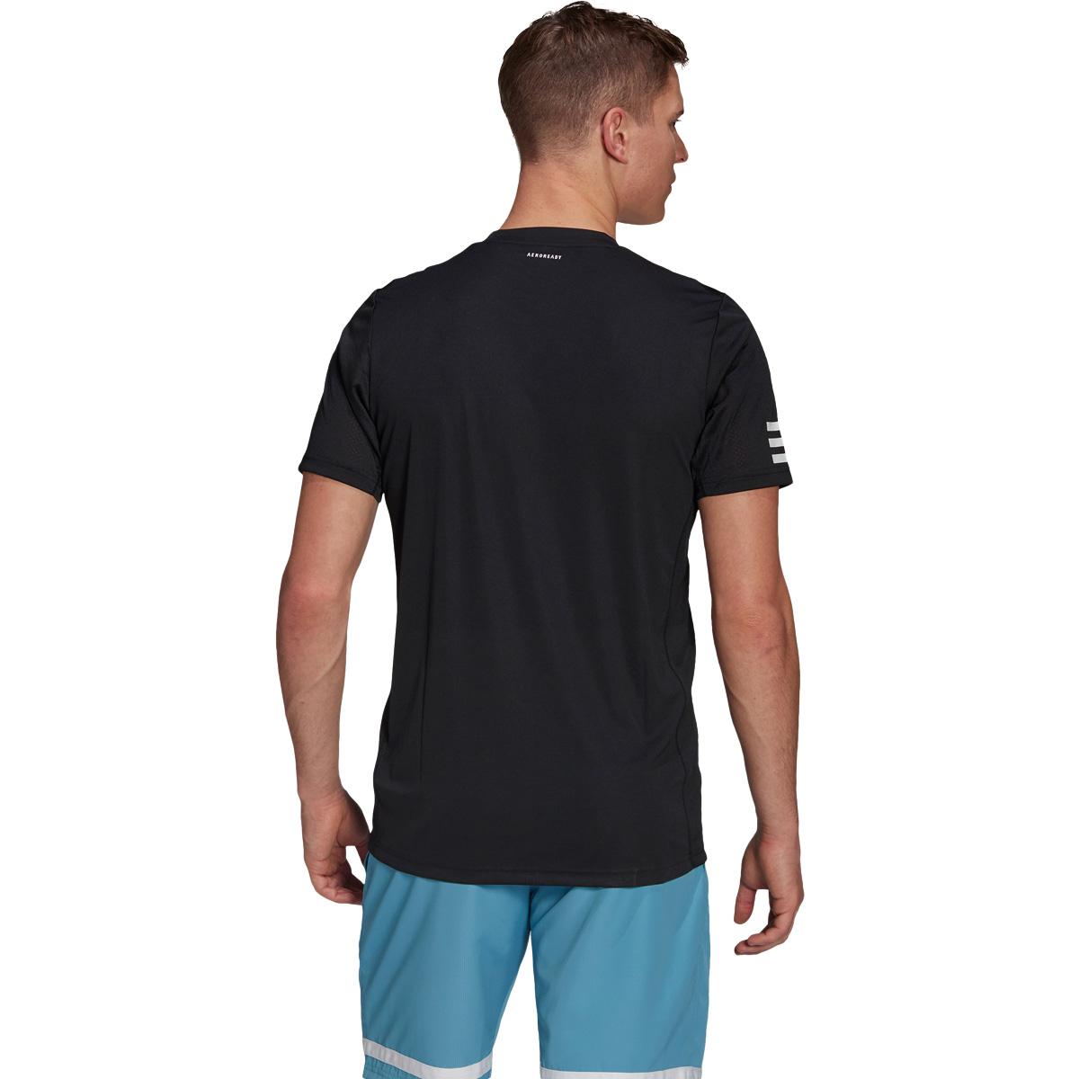 adidas Club 3-Stripes Tennis T-skjorte Herre Black