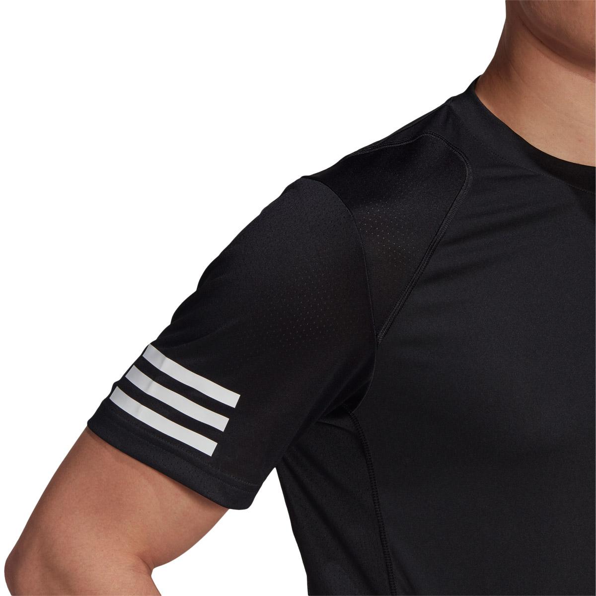 adidas Club 3-Stripes Tennis T-skjorte Herre Black