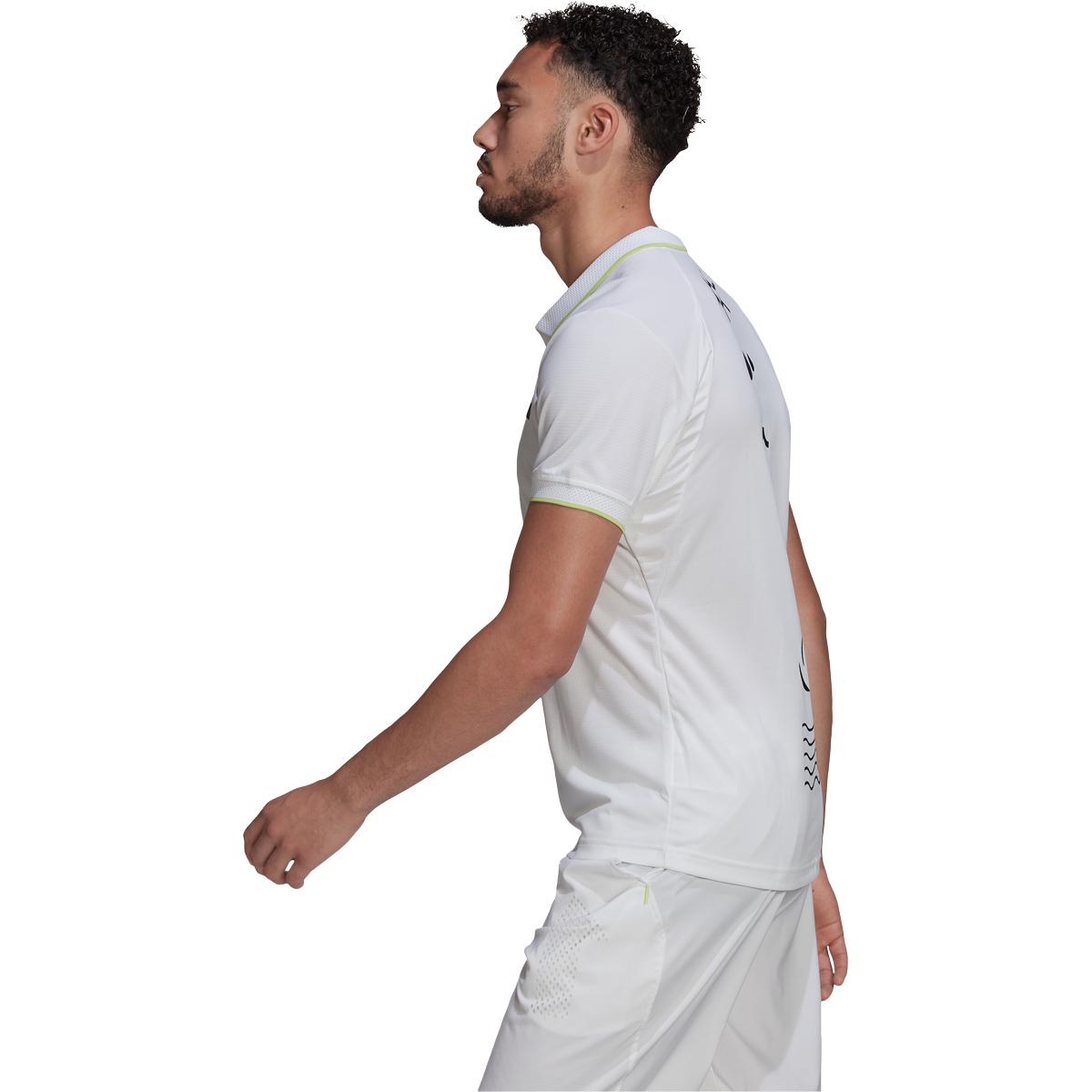 adidas Paris Freelift HRDY Tennis Polo T-skjorte Herre 000/White