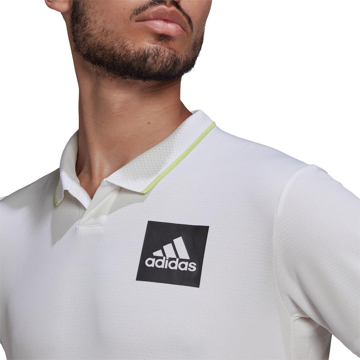 adidas Paris Freelift HRDY Tennis Polo T-skjorte Herre 000/White