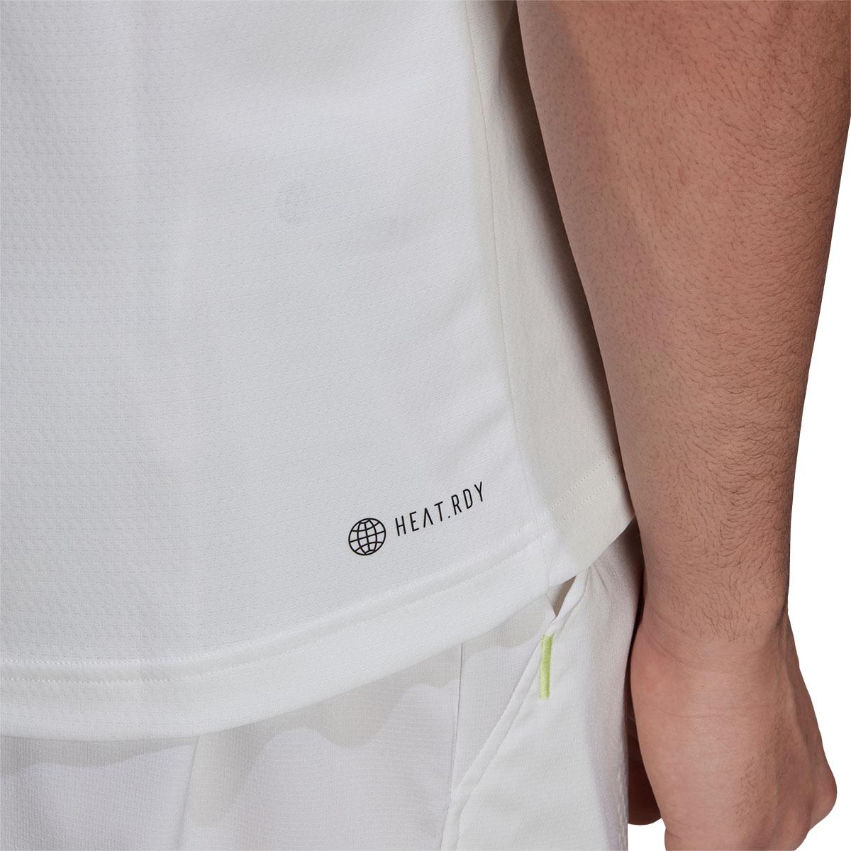 adidas Paris Freelift HRDY Tennis Polo T-skjorte Herre 000/White