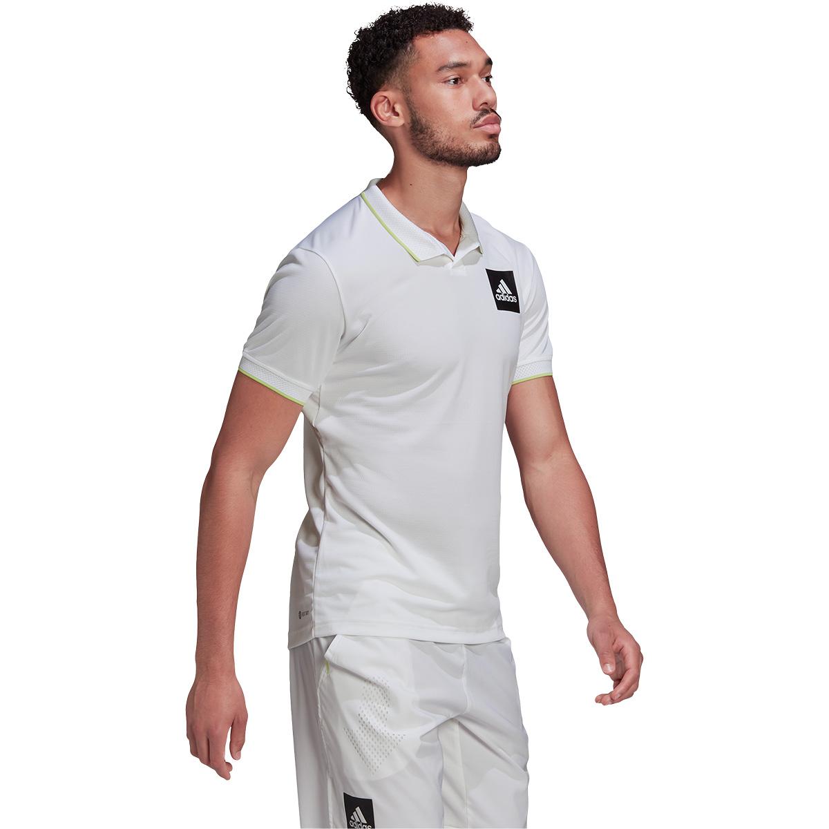 adidas Paris Freelift HRDY Tennis Polo T-skjorte Herre 000/White