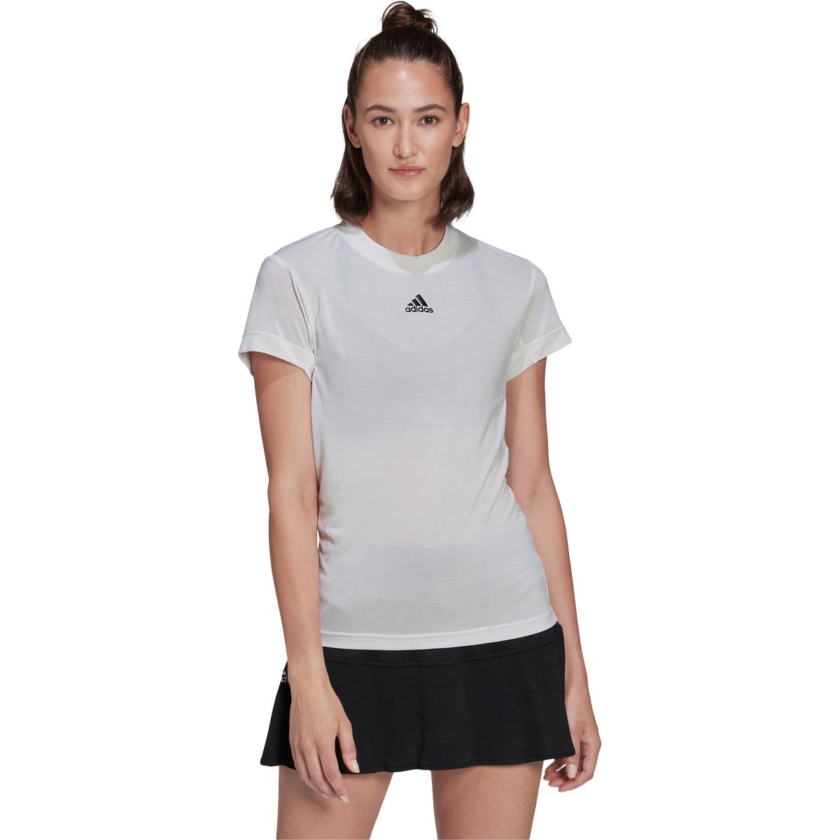 adidas Match Freelift Tennis T-skjorte Dame White