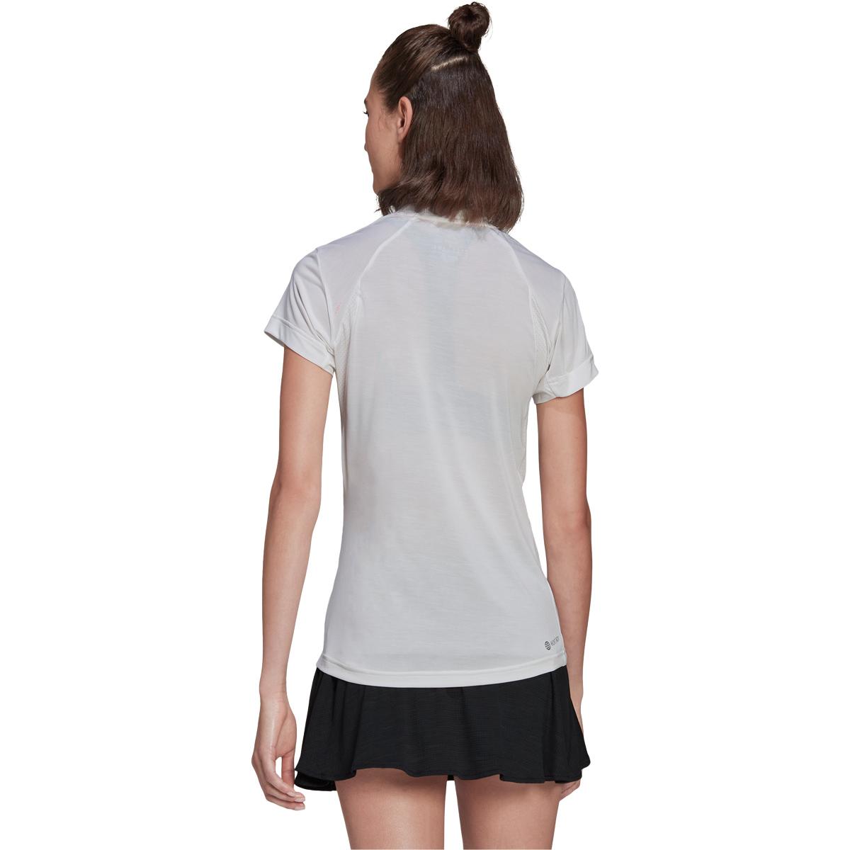 adidas Match Freelift Tennis T-skjorte Dame White