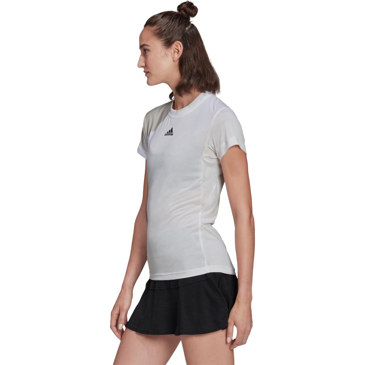 adidas Match Freelift Tennis T-skjorte Dame White