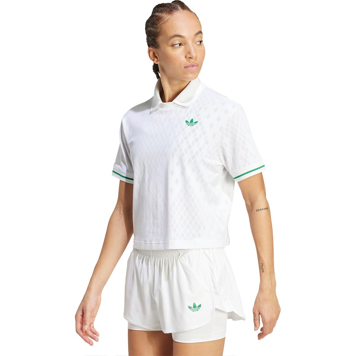 adidas Pro Tennis Polo T-skjorte Dame White