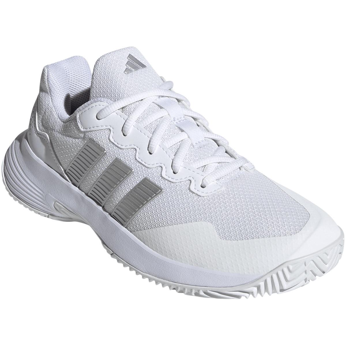 adidas Gamecourt 2 Tennissko Dame White/Silver