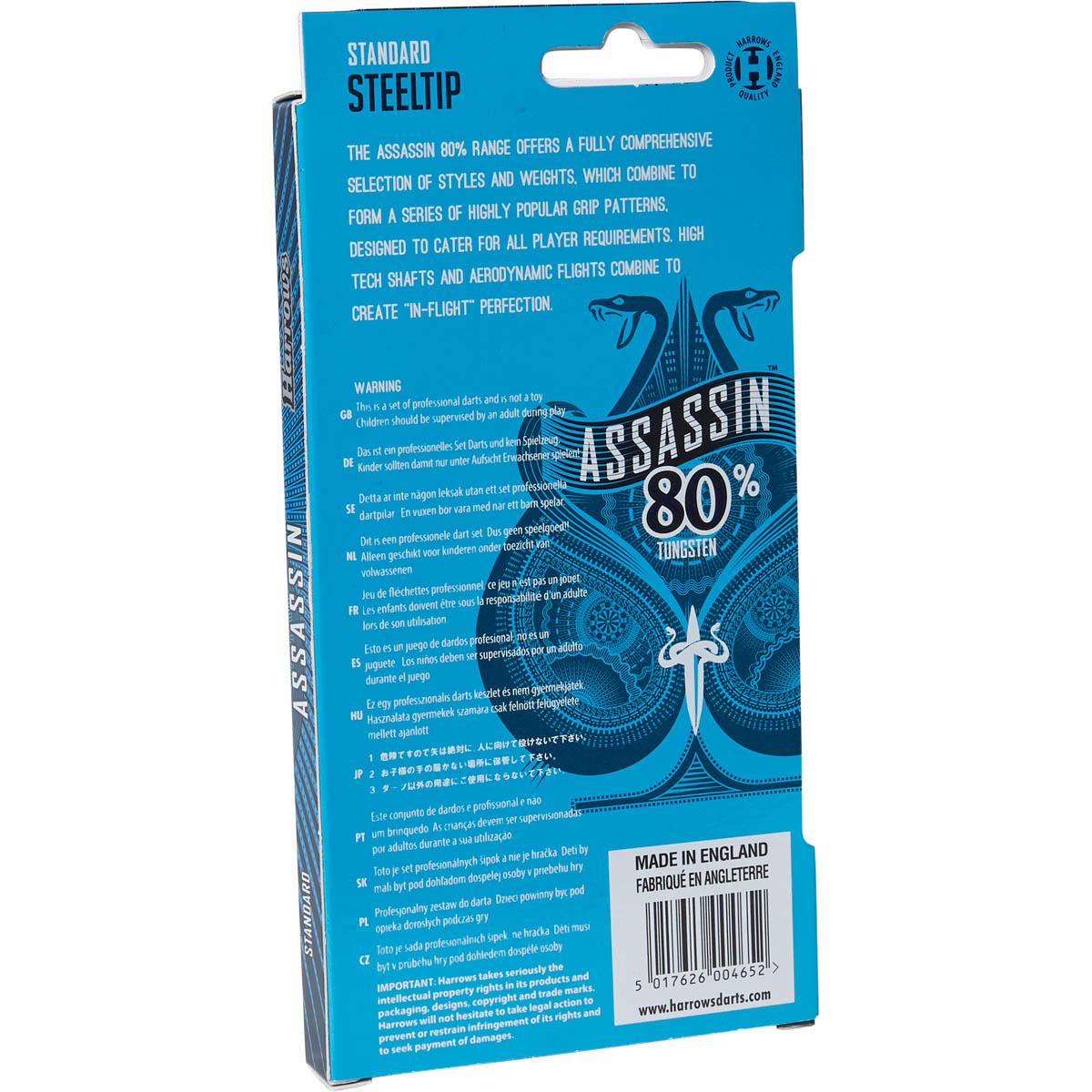 Harrows Assassin Steeltip 80% Tungsten Dartpiler No Color