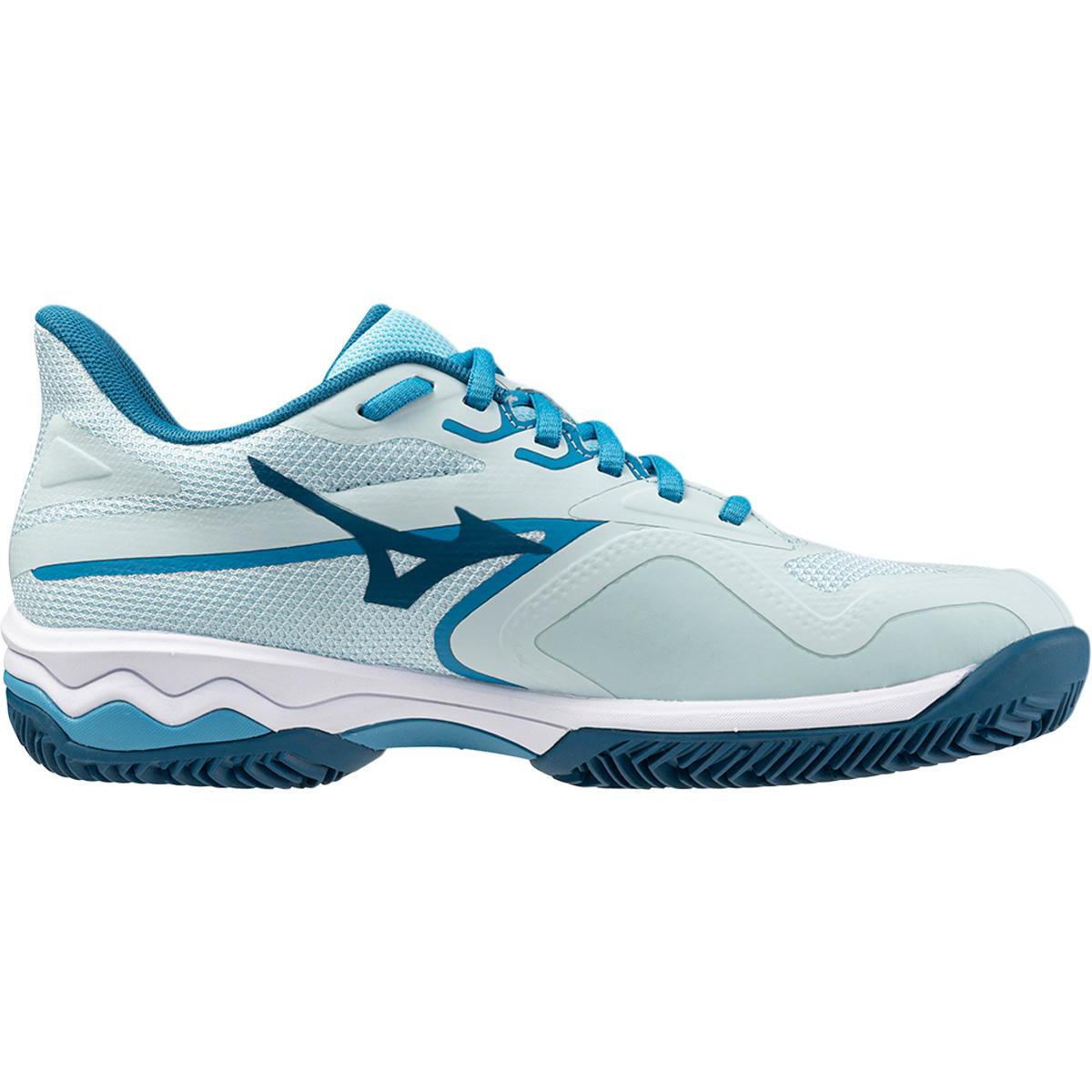 Mizuno Wave Exceed Light 2 CC Tennissko Dame Blue Glow/Moroccan Blue/Blue T