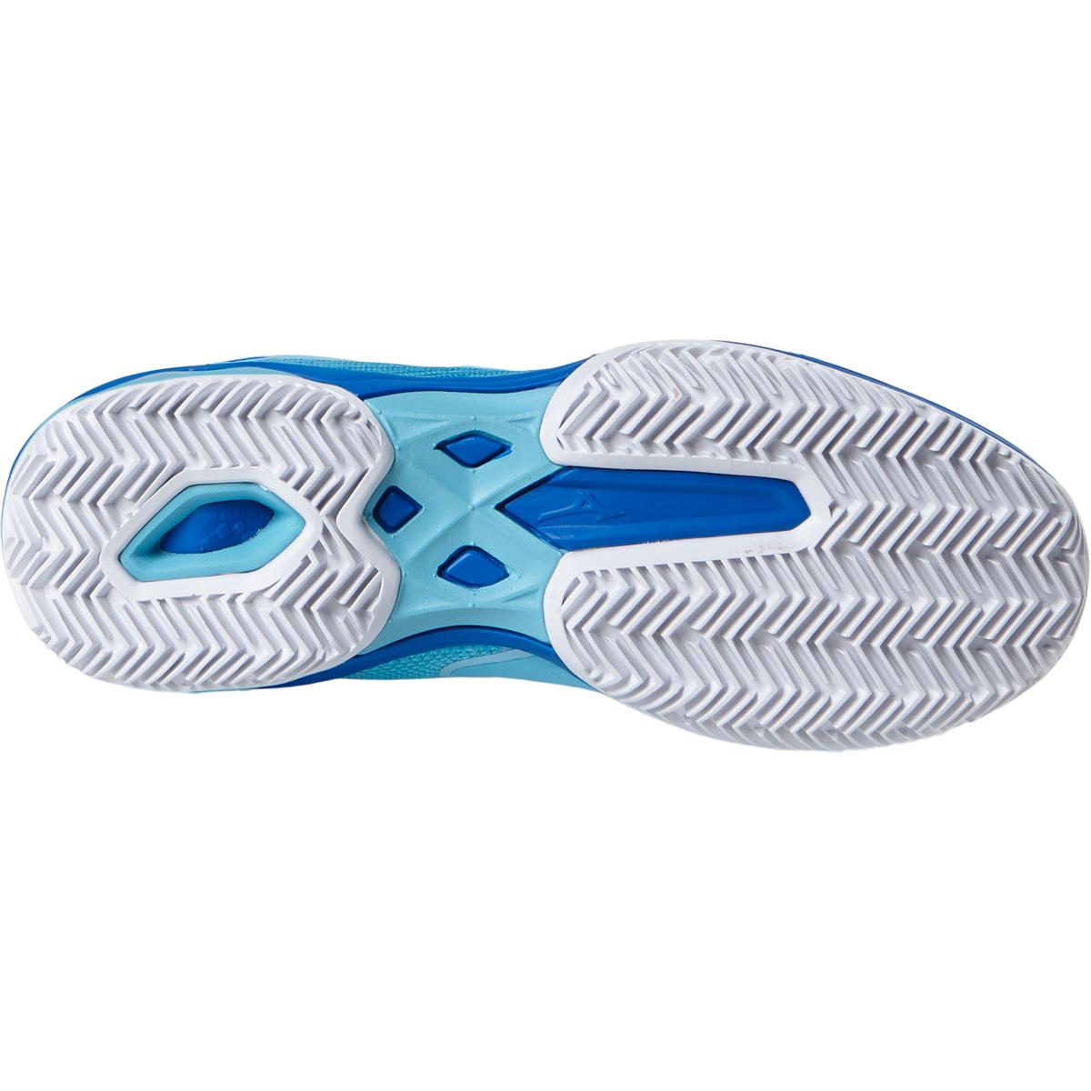 Mizuno Wave Exceed Light 2 CC Tennissko Dame Castlerock/Directorie Blue/Bla