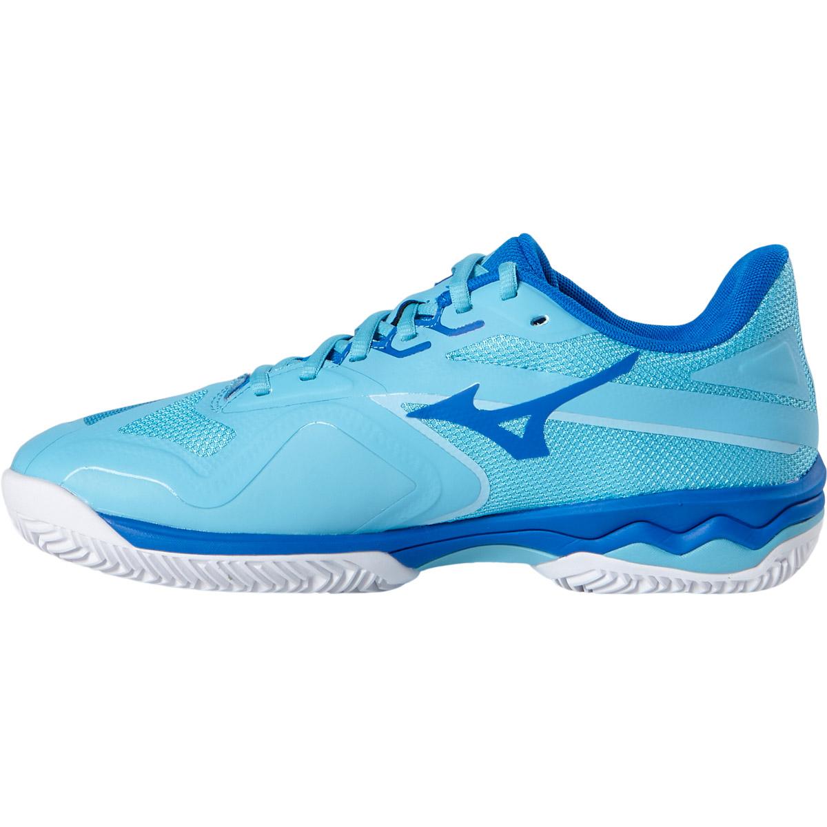 Mizuno Wave Exceed Light 2 CC Tennissko Dame Castlerock/Directorie Blue/Bla