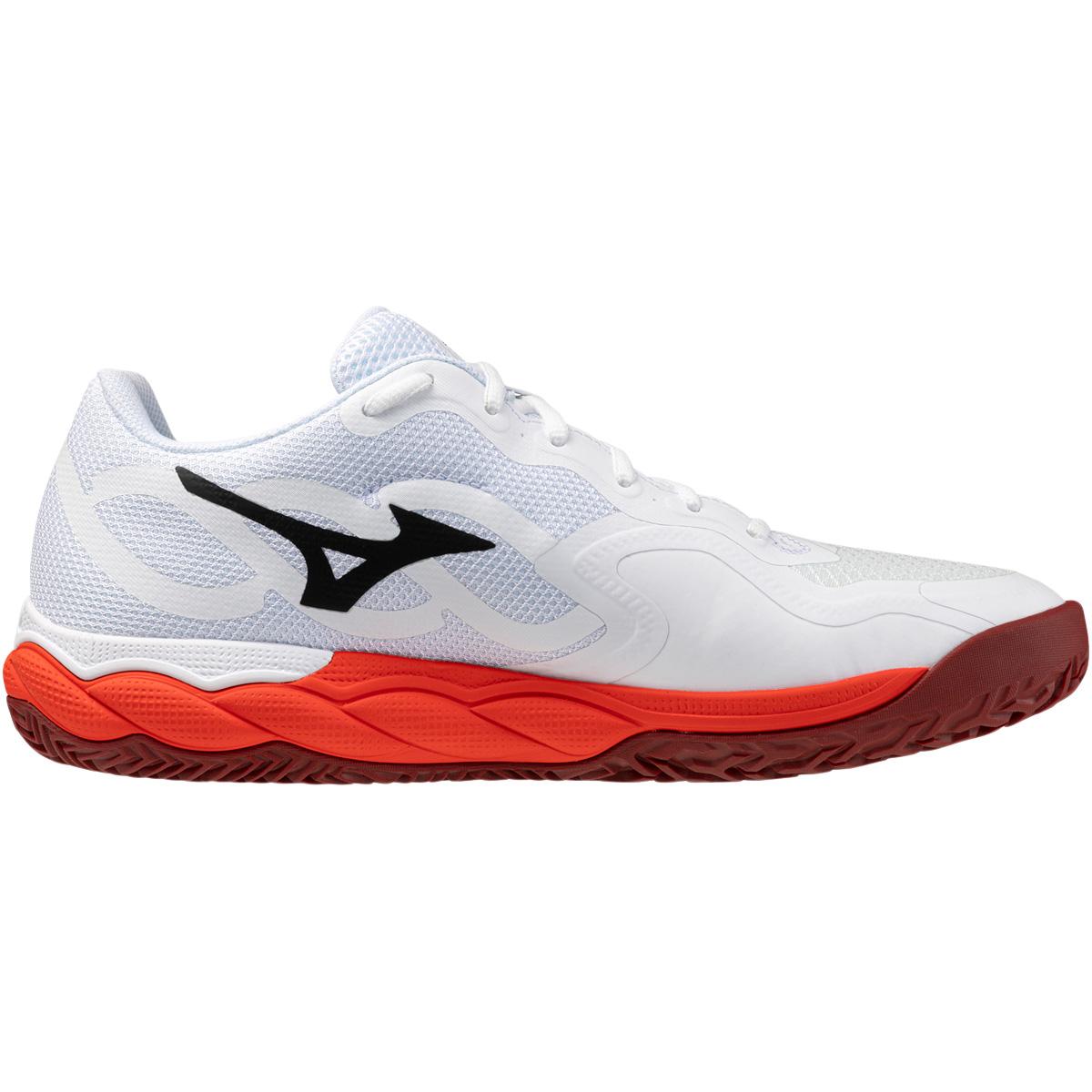 Mizuno Wave Enforce Court CC Tennissko Herre White/Red