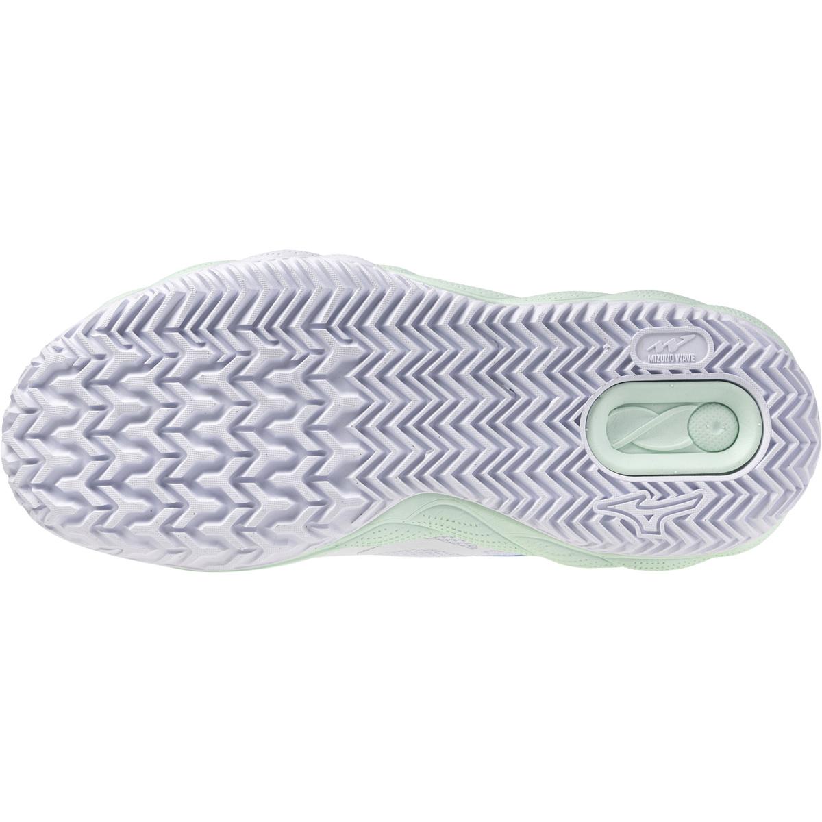 Mizuno Wave Enforce Court CC Tennissko Dame White/Frontier Blue/Bay