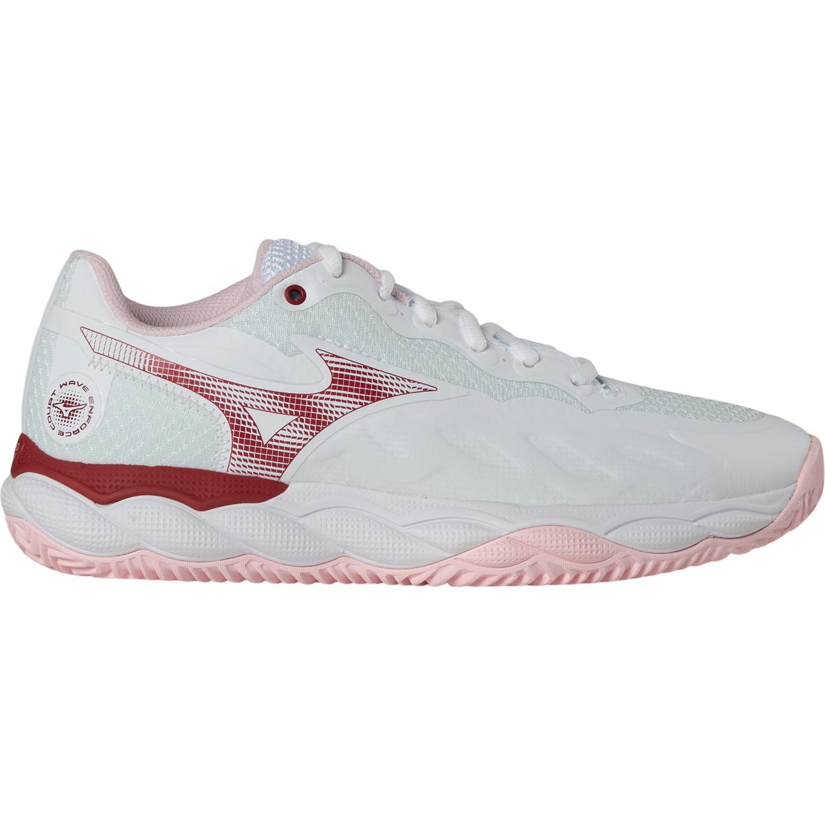 Mizuno Wave Enforce Court CC Tennissko Dame White/Rose