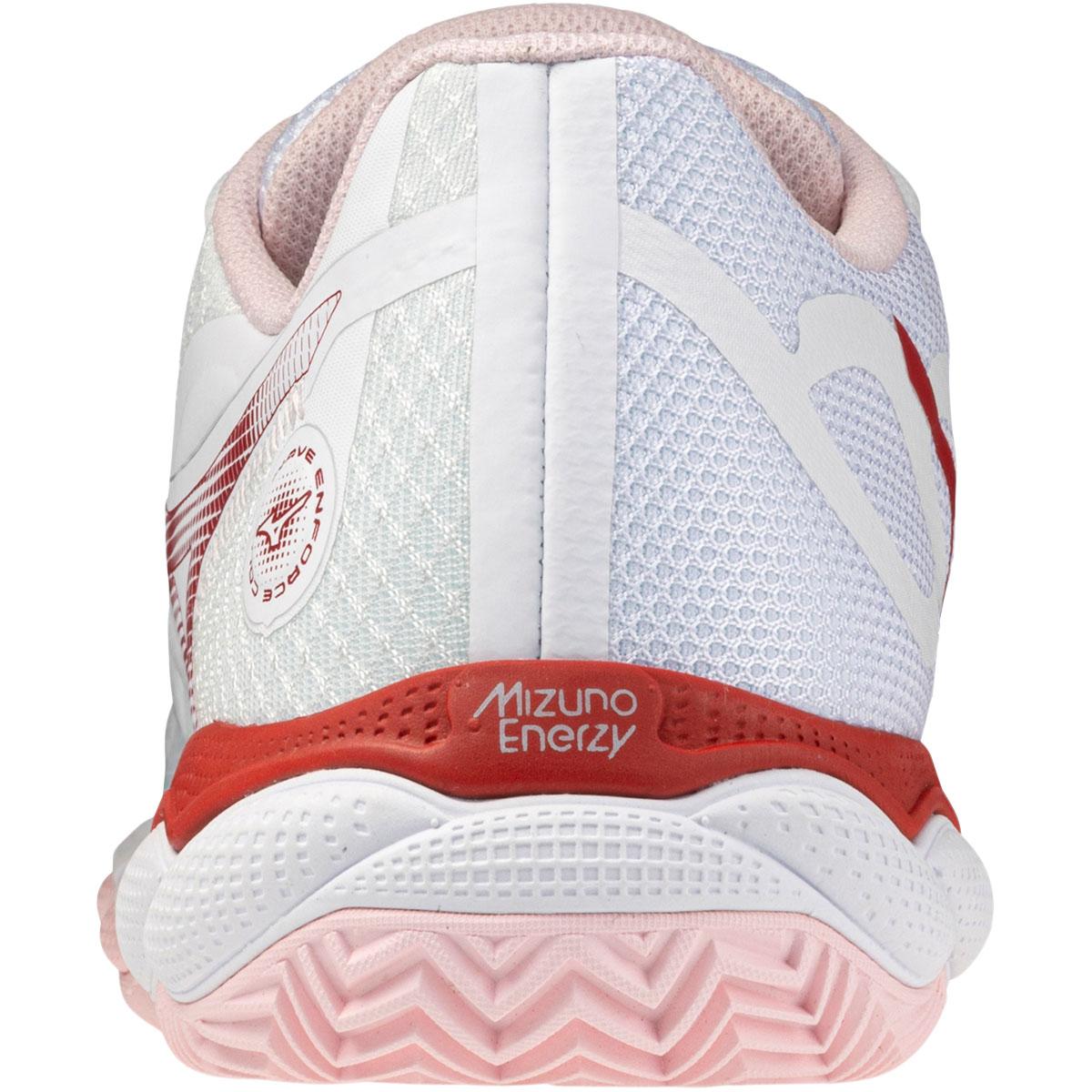 Mizuno Wave Enforce Court CC Tennissko Dame White/Rose