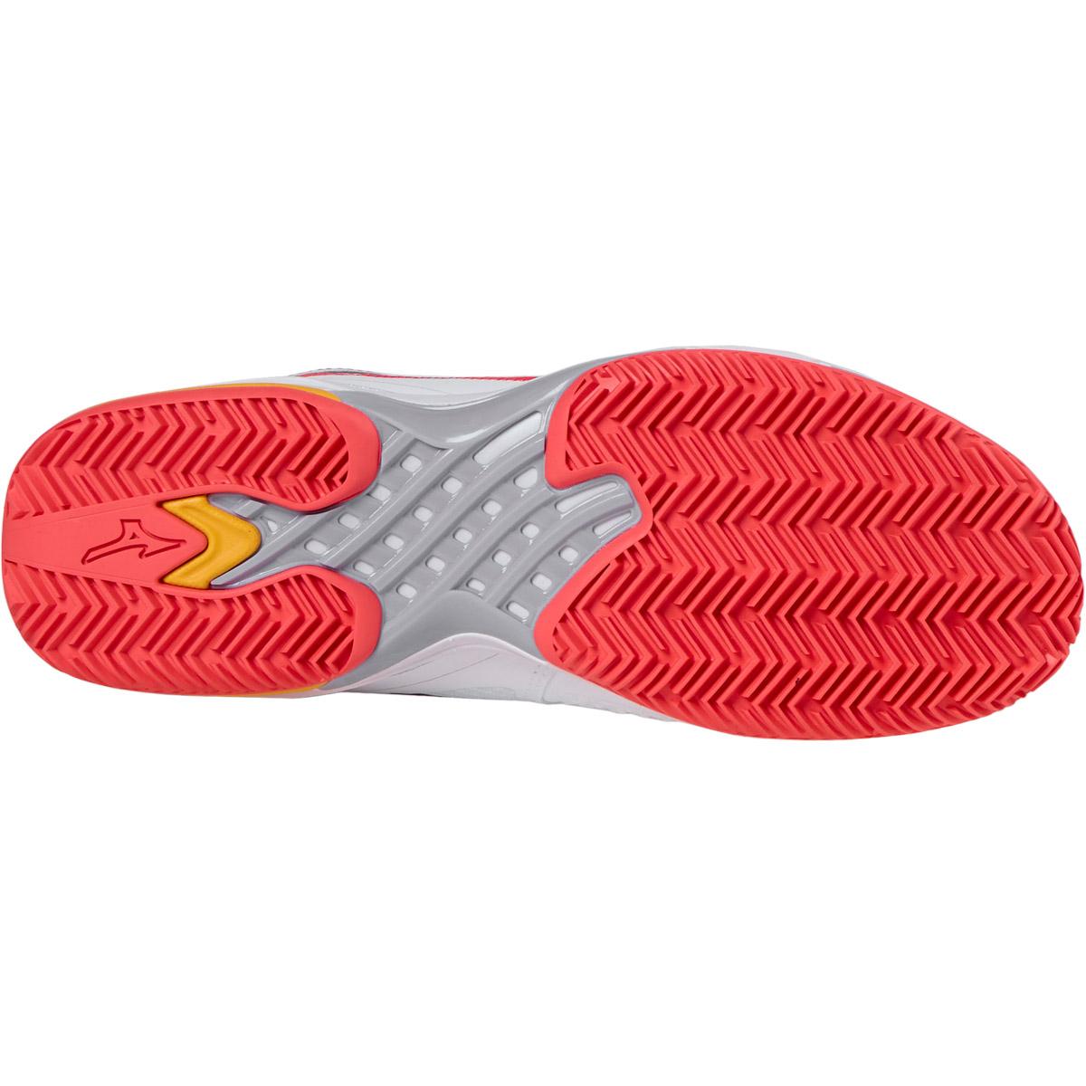 Mizuno Wave Exceed Tour 6 CC Tennissko Dame White/Orange