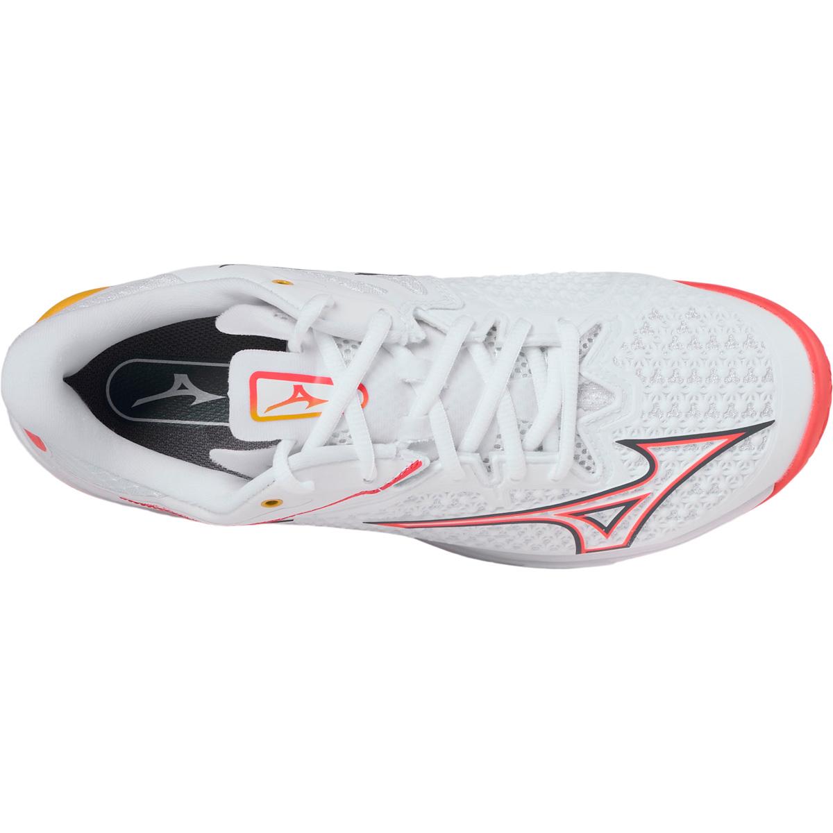 Mizuno Wave Exceed Tour 6 CC Tennissko Dame White/Orange