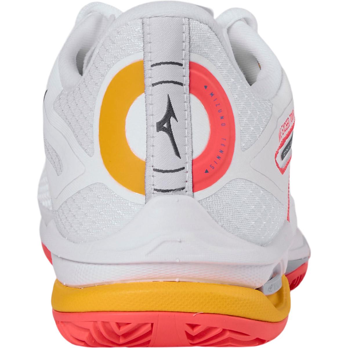 Mizuno Wave Exceed Tour 6 CC Tennissko Dame White/Orange