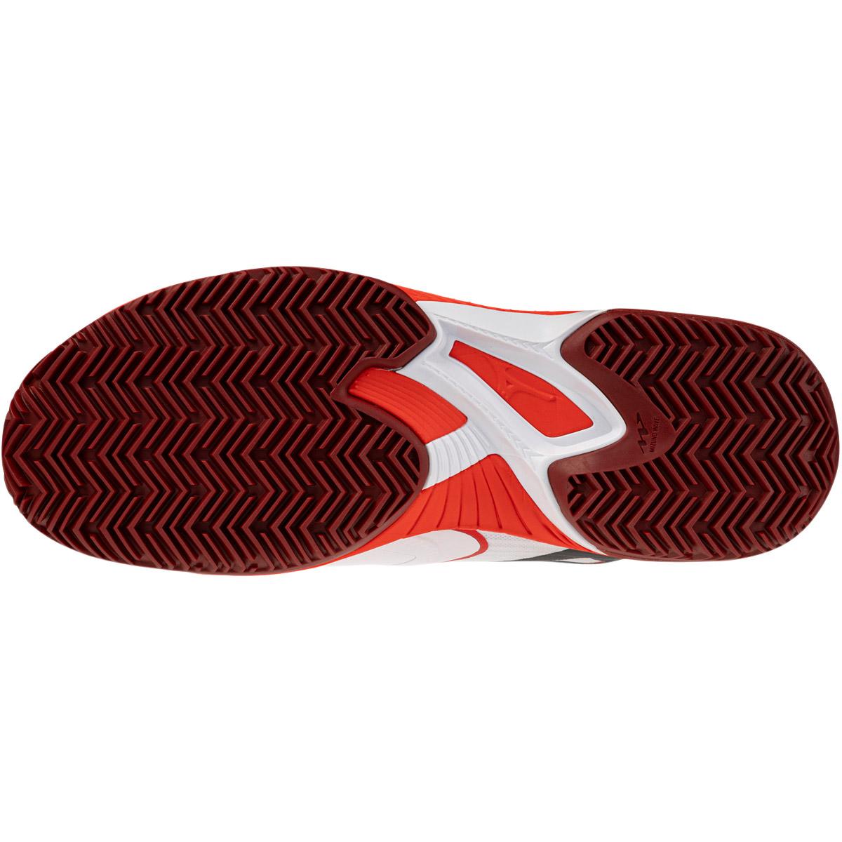 Mizuno Wave Exceed Court CC Tennissko Herre White/Red