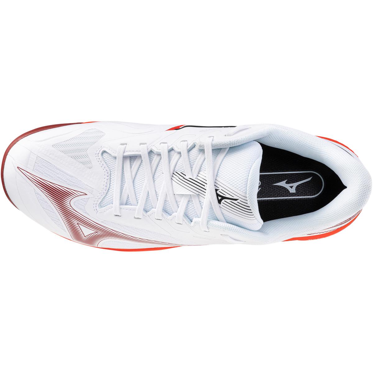 Mizuno Wave Exceed Court CC Tennissko Herre White/Red