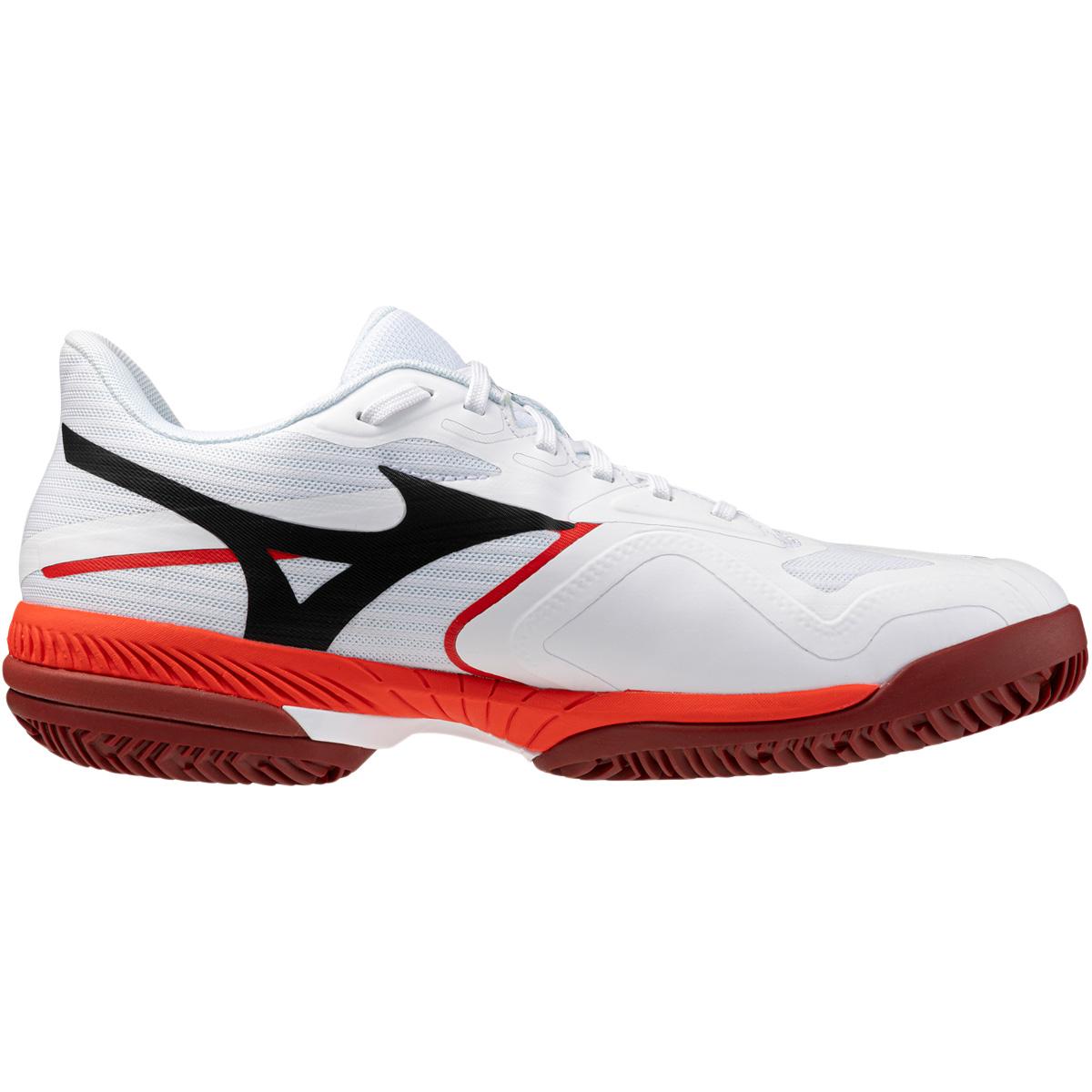 Mizuno Wave Exceed Court CC Tennissko Herre White/Red