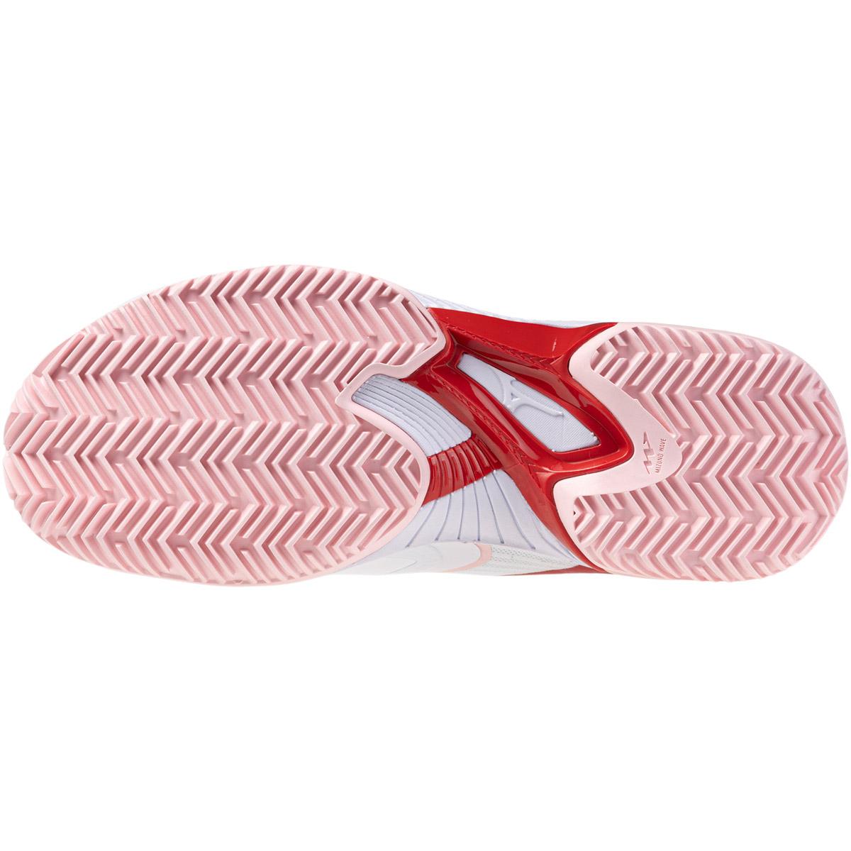 Mizuno Wave Exceed Court CC Tennissko Dame White/Rose