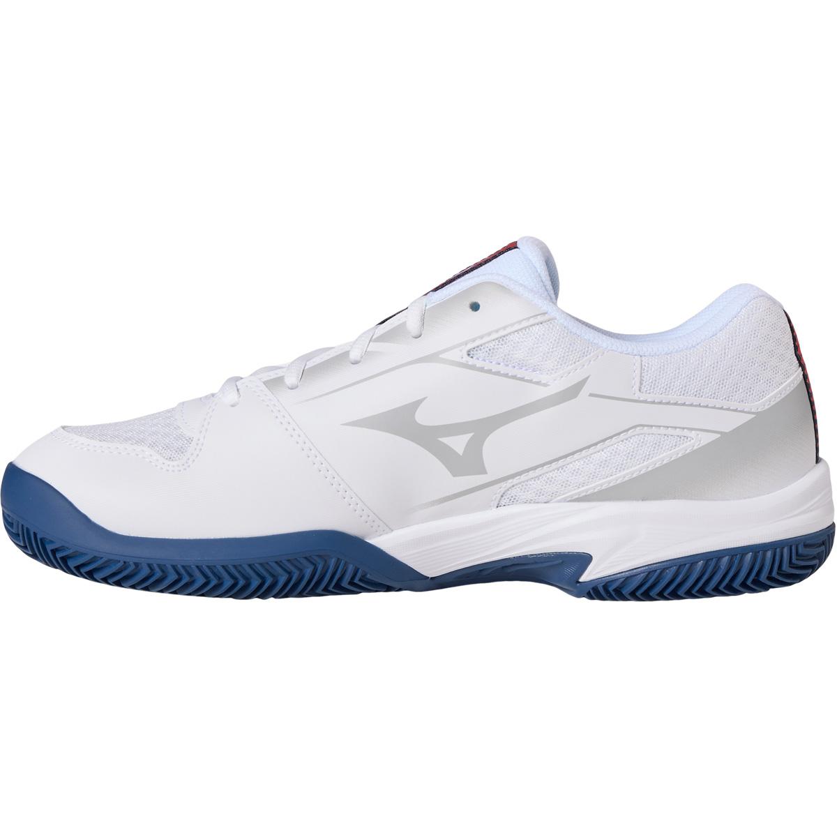 Mizuno Break Shot 5 CC Tennissko Herre White/Orange.com/Insignia Blue