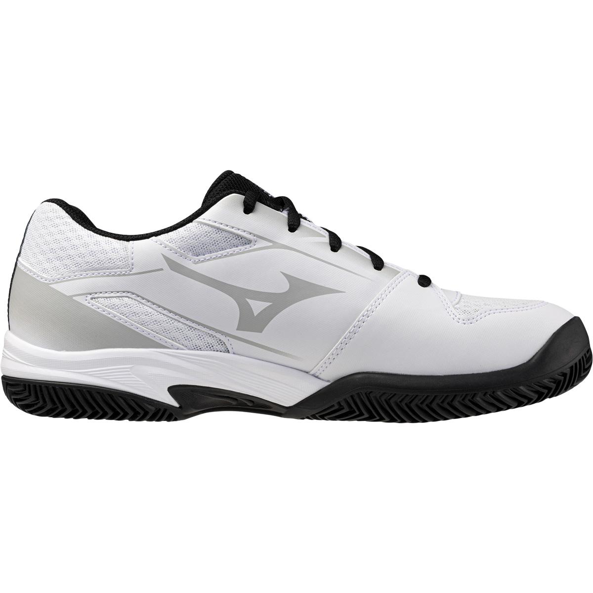 Mizuno Break Shot 5 CC Tennissko Herre White/Black /Harbor Mist