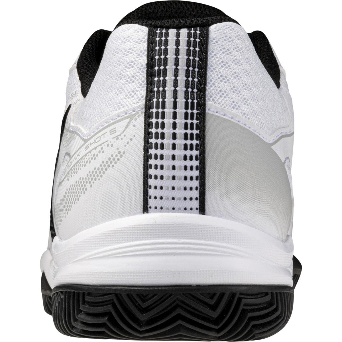 Mizuno Break Shot 5 CC Tennissko Herre White/Black /Harbor Mist