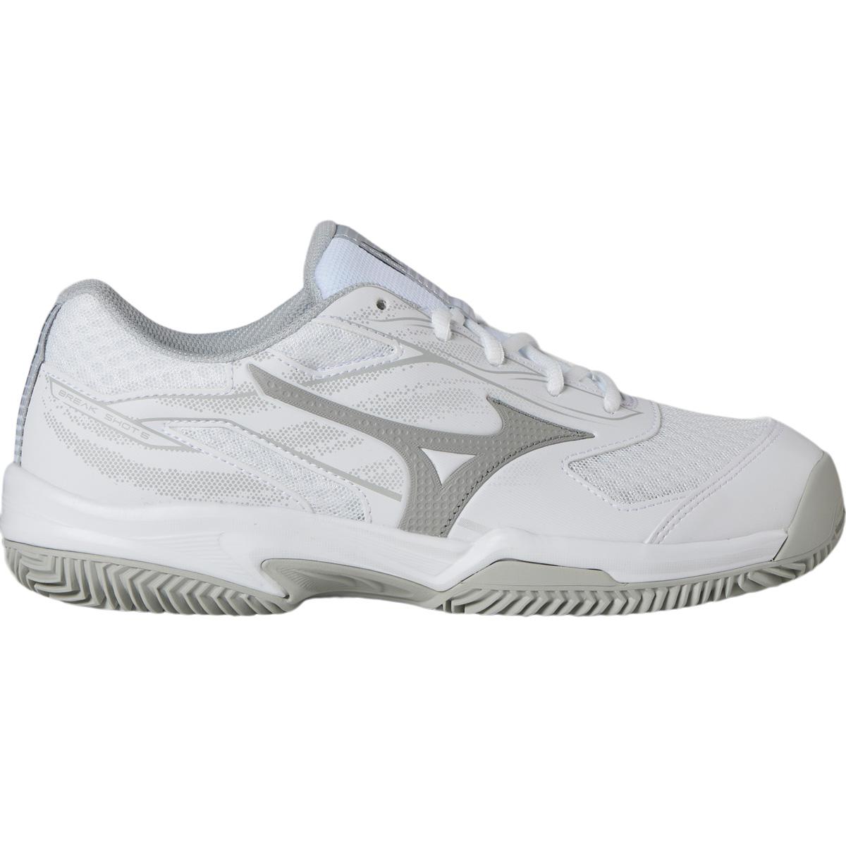 Mizuno Break Shot 5 CC Tennissko Dame White/Grey