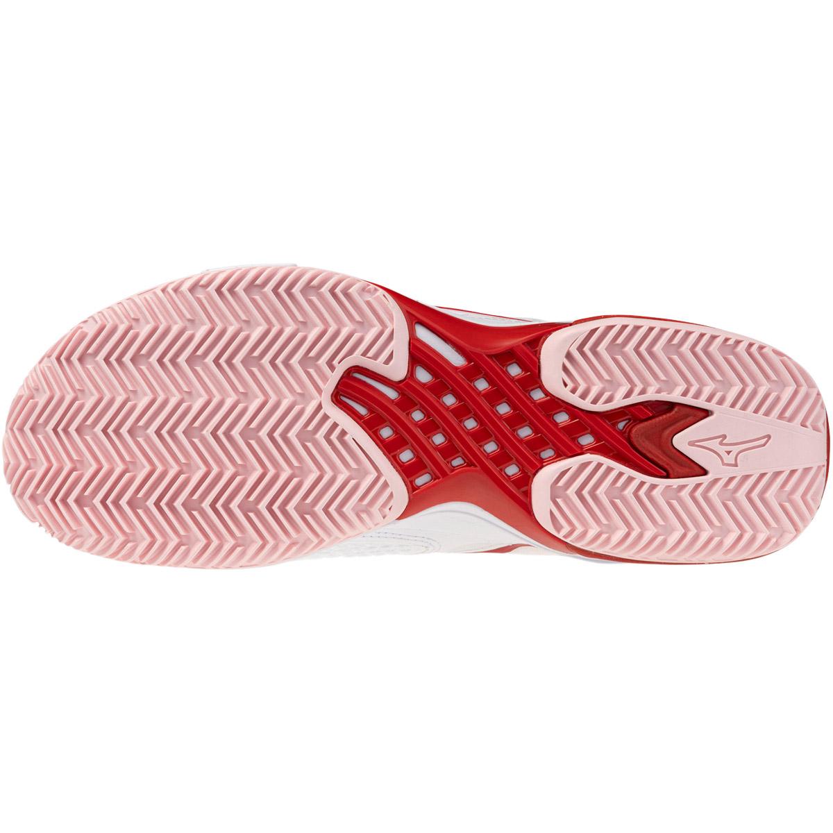 Mizuno Wave Exceed Tour 7 CC Tennissko Dame White/Red