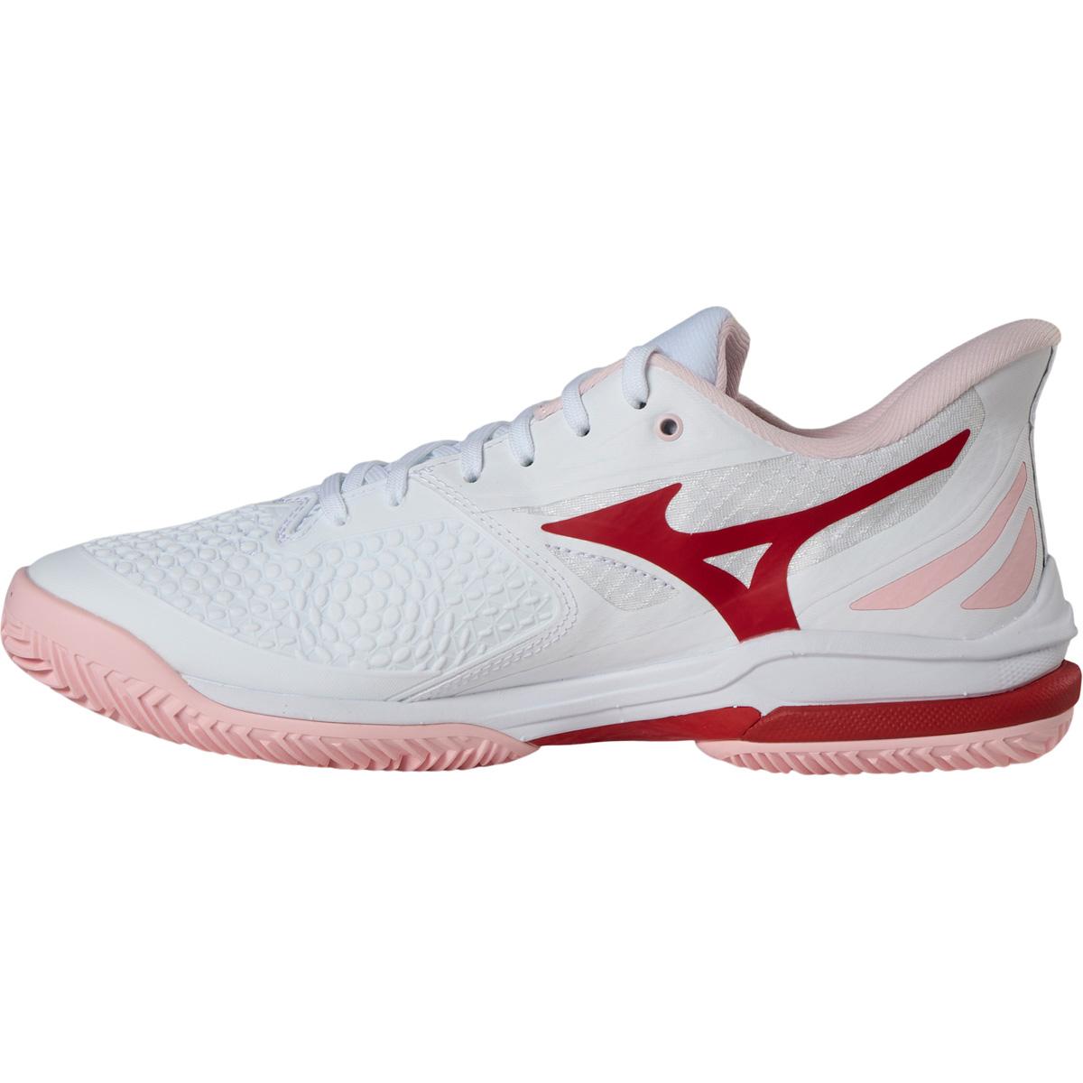 Mizuno Wave Exceed Tour 7 CC Tennissko Dame White/Red