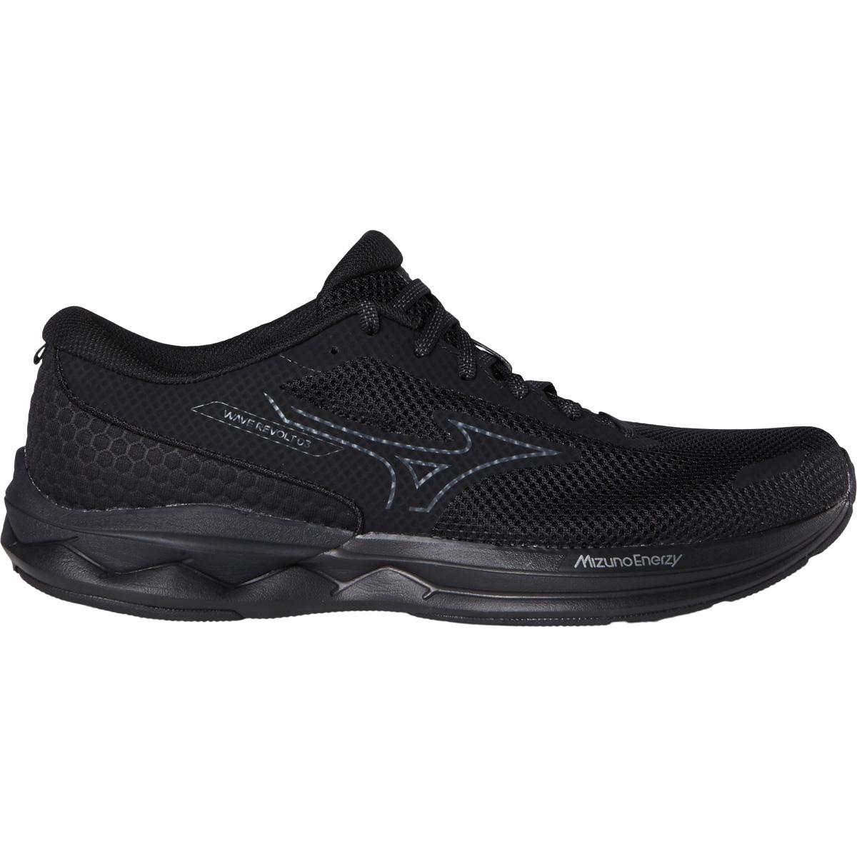 Mizuno Wave Revolt 3 Løbesko Herre Black/Ebony/Black