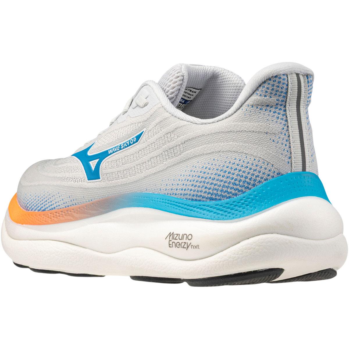 Mizuno Wave Sky 9 Løbesko Herre Cloudscape/Blue Jewel/Lava Ora