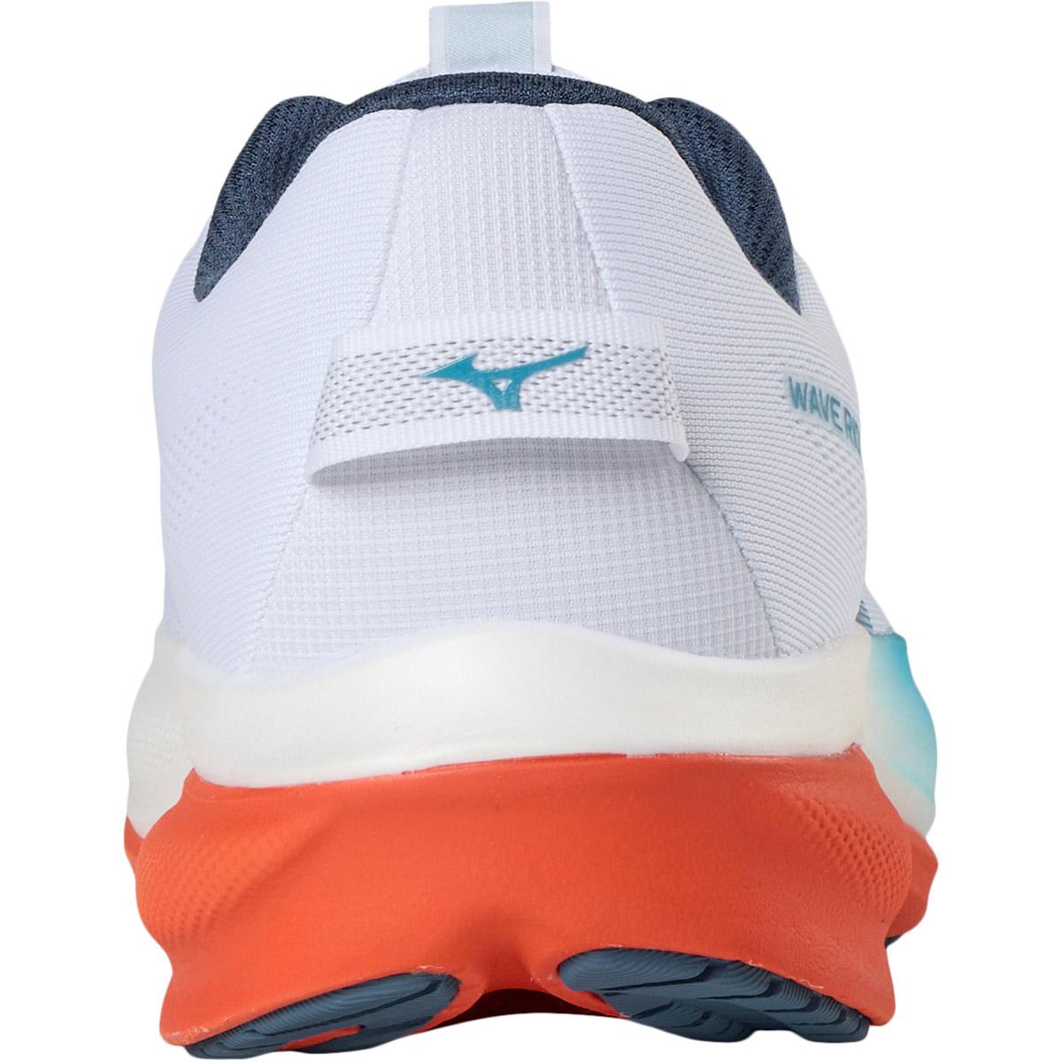 Mizuno Wave Rider 30 Løbesko Herre White/Blue Jewel/Orange.com
