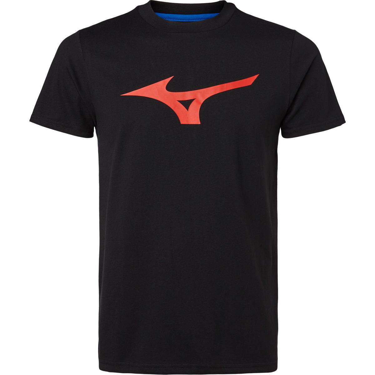 Mizuno Logo T-shirt Herre Black
