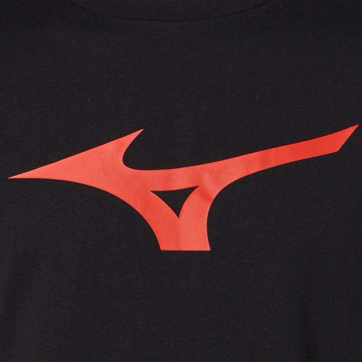 Mizuno Logo T-shirt Herre Black