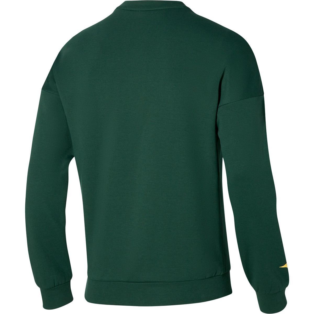 Mizuno Athletics Graphic Crew Sweatshirt Herre Pineneedle