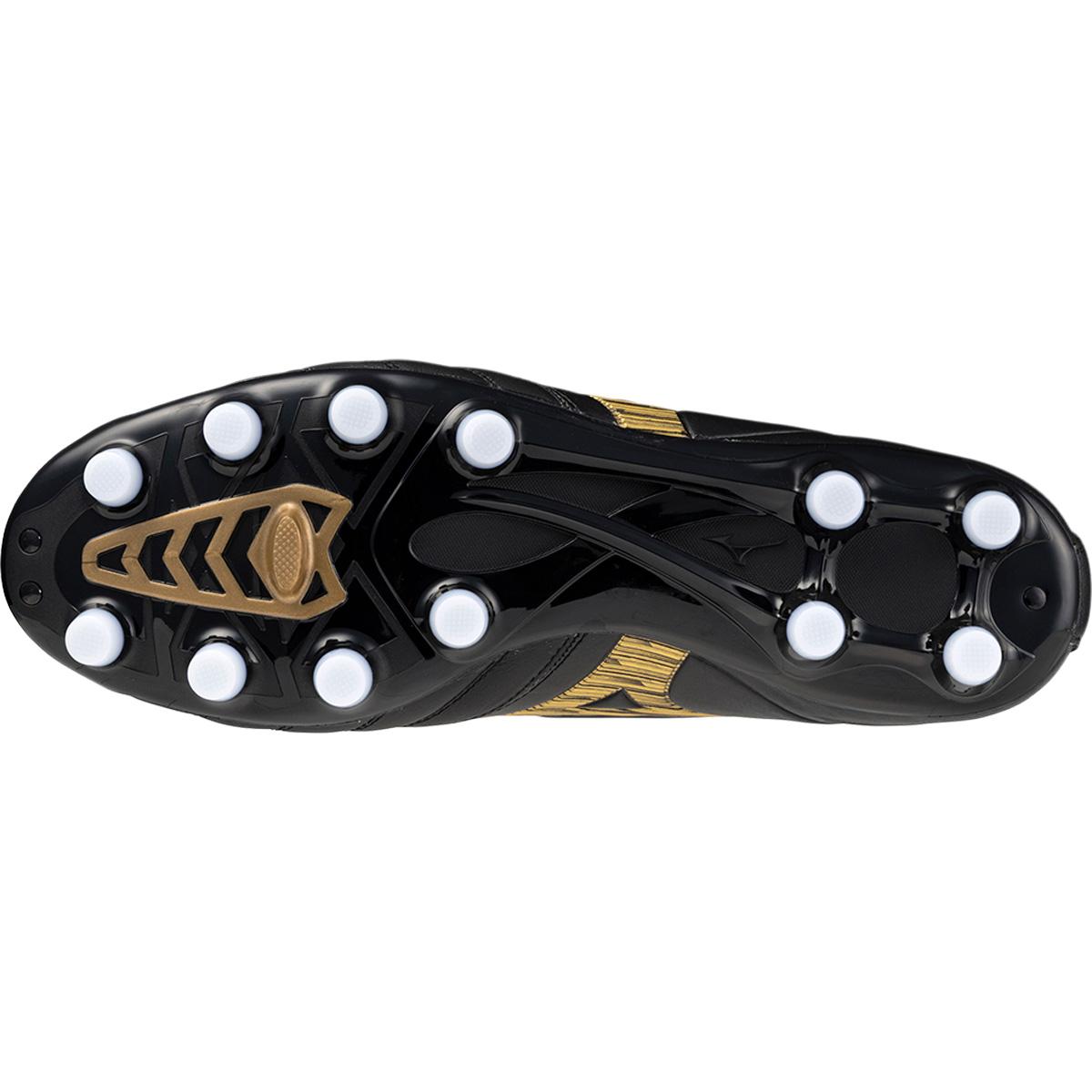 Mizuno Morelia Neo IV Pro FG Fodboldstøvler Black/Gold/Dark Shadow